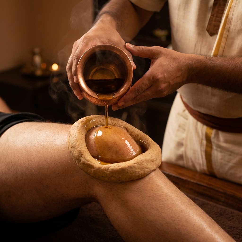 Janu Basti + Full Body Abhyanga