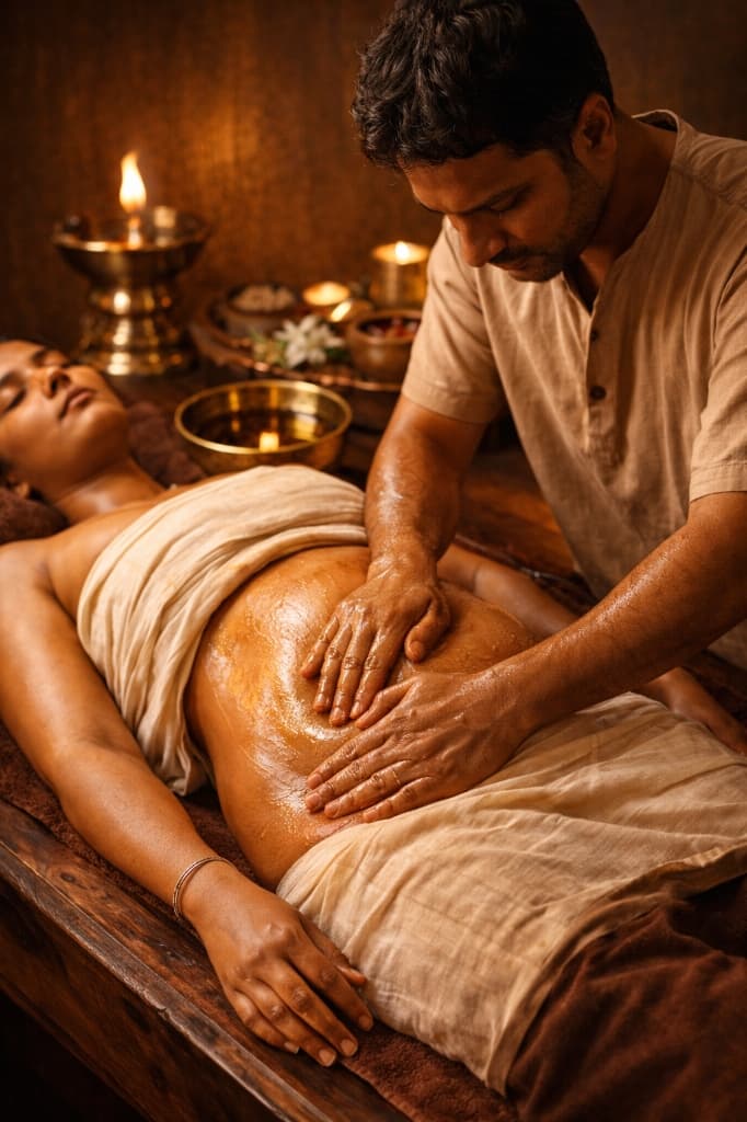 Ayurvedic Post Delivery Massage